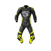 MUGENRACE MNR-1711 IMPEGNATO COURO FATOS PRETO BRANCO - imagem frontal do terno
